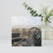 VICTORIAANS ENGLAND-uitnodiging (Staand voorkant)