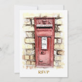 VICTORIAANS ENGLAND-uitnodiging (Voorkant)