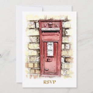 VICTORIAANS ENGLAND-uitnodiging