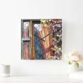 VICTORIAANS ENGLAND VIERKANTE KLOK (Huis)