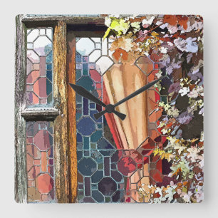 VICTORIAANS ENGLAND VIERKANTE KLOK