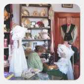 VICTORIAANS ENGLAND VIERKANTE STICKER (Voorkant)