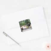 VICTORIAANS ENGLAND VIERKANTE STICKER (Envelop)