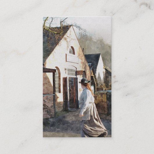 VICTORIAANS ENGLAND VISITEKAARTJE (Voorkant)