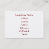 VICTORIAANS ENGLAND VISITEKAARTJE (Achterkant)