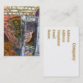 VICTORIAANS ENGLAND VISITEKAARTJE (Voorkant / Achterkant)