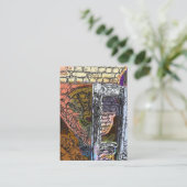 VICTORIAANS ENGLAND VISITEKAARTJE (Staand voorkant)