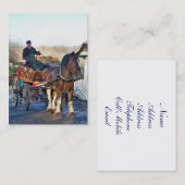 VICTORIAANS ENGLAND VISITEKAARTJE (Voorkant / Achterkant)