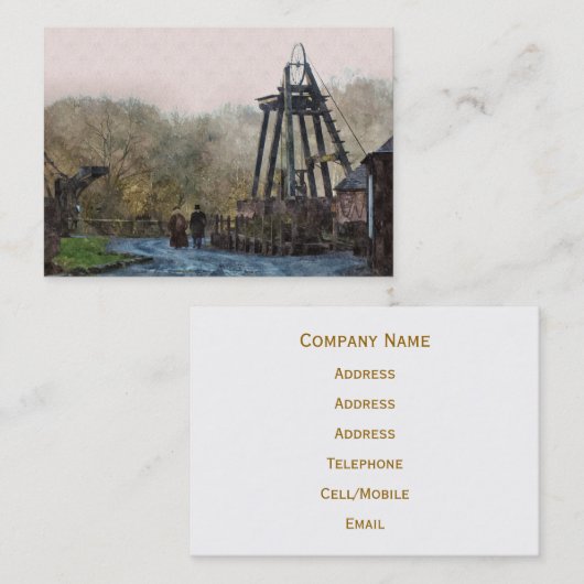 VICTORIAANS ENGLAND VISITEKAARTJE (Voorkant / Achterkant)