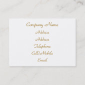 VICTORIAANS ENGLAND VISITEKAARTJE (Achterkant)