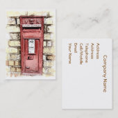 VICTORIAANS ENGLAND VISITEKAARTJE (Voorkant / Achterkant)