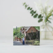 VICTORIAANS ENGLAND VISITEKAARTJE (Staand voorkant)