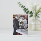 VICTORIAANS ENGLAND VISITEKAARTJE (Staand voorkant)