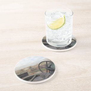 VICTORIAANS ENGLAND ZANDSTEEN ONDERZETTER