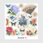 Victoriaans Ephemera set - Marple Hall Sticker (Vel)