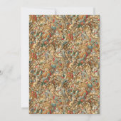  Victoriaans Era 1881 Santa Claus door T. Nast Feestdagenkaart (Achterkant)