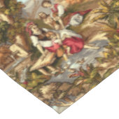 Victoriaans Era 1890 Pastoral Scenes Pattern Tafelkleed (Gekanteld)