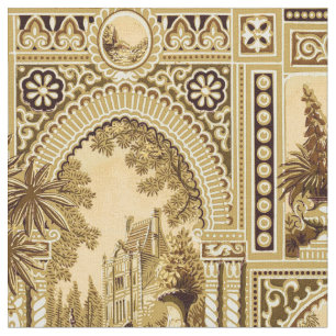  Victoriaans era Anglo Japans patroon Stof