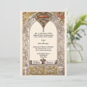 Victoriaans ERA Art Nouveau Grapevine door Anton S Kaart (Staand voorkant)