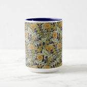 Victoriaans Era Art Nouveau Paardebloem Bloempatro Mok (Midden)