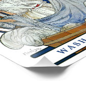 Victoriaans Era Art Nouveau Wasserij Foto Afdruk (Hoek)