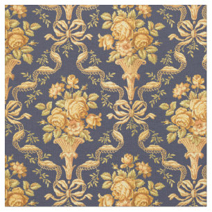  Victoriaans Era Bloemen Brokaat Patroon Stof