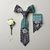 Victoriaans-era Bloemen Roos Slang Snowberry Manne Stropdas