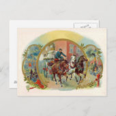 Victoriaans Era Brandweerman Briefkaart (Voorkant / Achterkant)