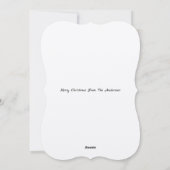 Victoriaans Era Cats & Umbrella Feestdagenkaart (Achterkant)