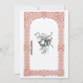Victoriaans ERA Celtic Knots Border Wedding Kaart (Achterkant)