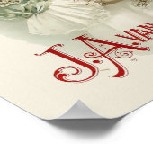 Victoriaans Era Chocolade Cacao advertentie Poster (Hoek)