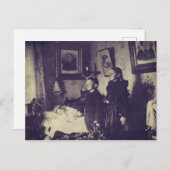 Victoriaans Era Death Photo Briefkaart (Voorkant / Achterkant)