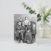 Victoriaans Era Death Photo Briefkaart (Staand voorkant)