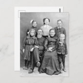 Victoriaans Era Death Photo Briefkaart (Voorkant / Achterkant)