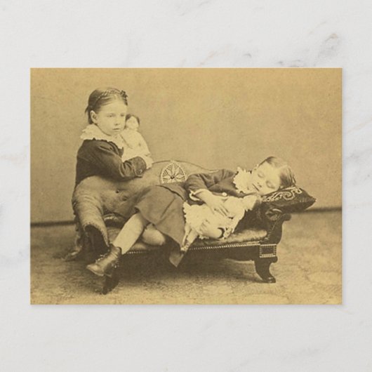 Victoriaans Era Death Photo Briefkaart (Voorkant)