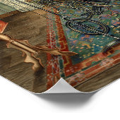  Victoriaans Era Dentist's werkruimte Poster (Hoek)