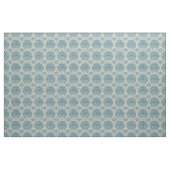 Victoriaans Era Design blauw & geel Stof (Fat Quarter)