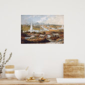 Victoriaans Era Dinosaur Print (Keuken)