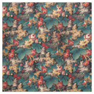  Victoriaans Era Floral Chintz Stof