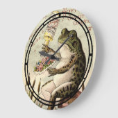 Victoriaans Era Frog op Toadstool Ad Grote Klok (Hoek)