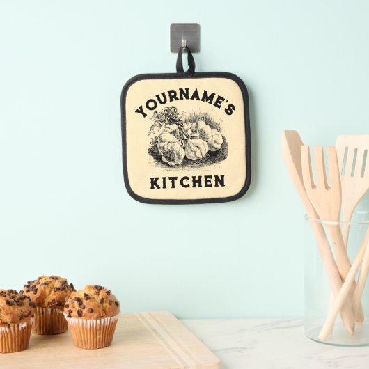 Victoriaans Era Fruit & Vegetable Garlic Ad Pannenlap (Insitu(Ophanging))
