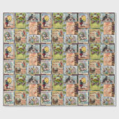  VICTORIAANS ERA GIFT WRAP WRAPPING PAPIER (Vlak)