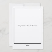 Victoriaans Era Good King Wenceslas Feestdagenkaart (Achterkant)