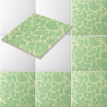 Victoriaans Era Granaatappel & Bloemen Chintz Patr Tegeltje<br><div class="desc">Dit is een digitaal verbeterde print van een antiek Victoriaans tijdperk 1880 tot 1890 granaatappel en florale chintz-patroon. U kunt de kleuren aanpassen.</div>