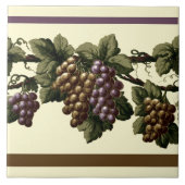  Victoriaans ERA Grape Vine Frieze Patroon Tegeltje (Voorkant)