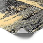 Victoriaans Era Gypsy Tambourine Girl Poster (Hoek)