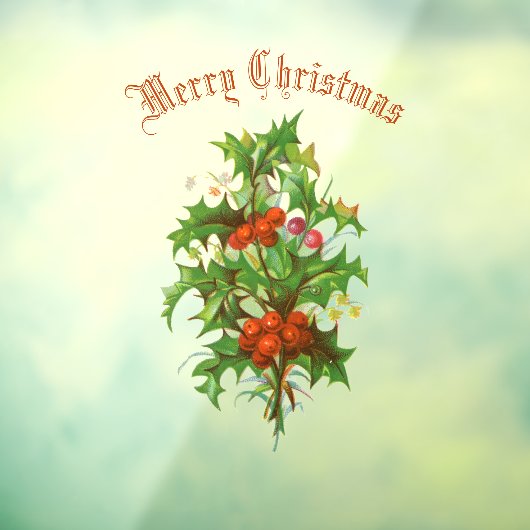  Victoriaans Era Holly Raamsticker (Vel 3)