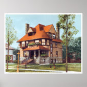  Victoriaans-Era House Poster (Voorkant)