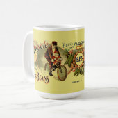 Victoriaans Era Ingeblikte Lima Bonen Label Koffiemok (Voorkant links)