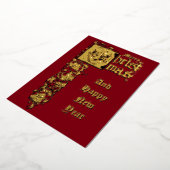 Victoriaans Era kerstengel met ster Folie Feestdagenkaart (Gedraaid)